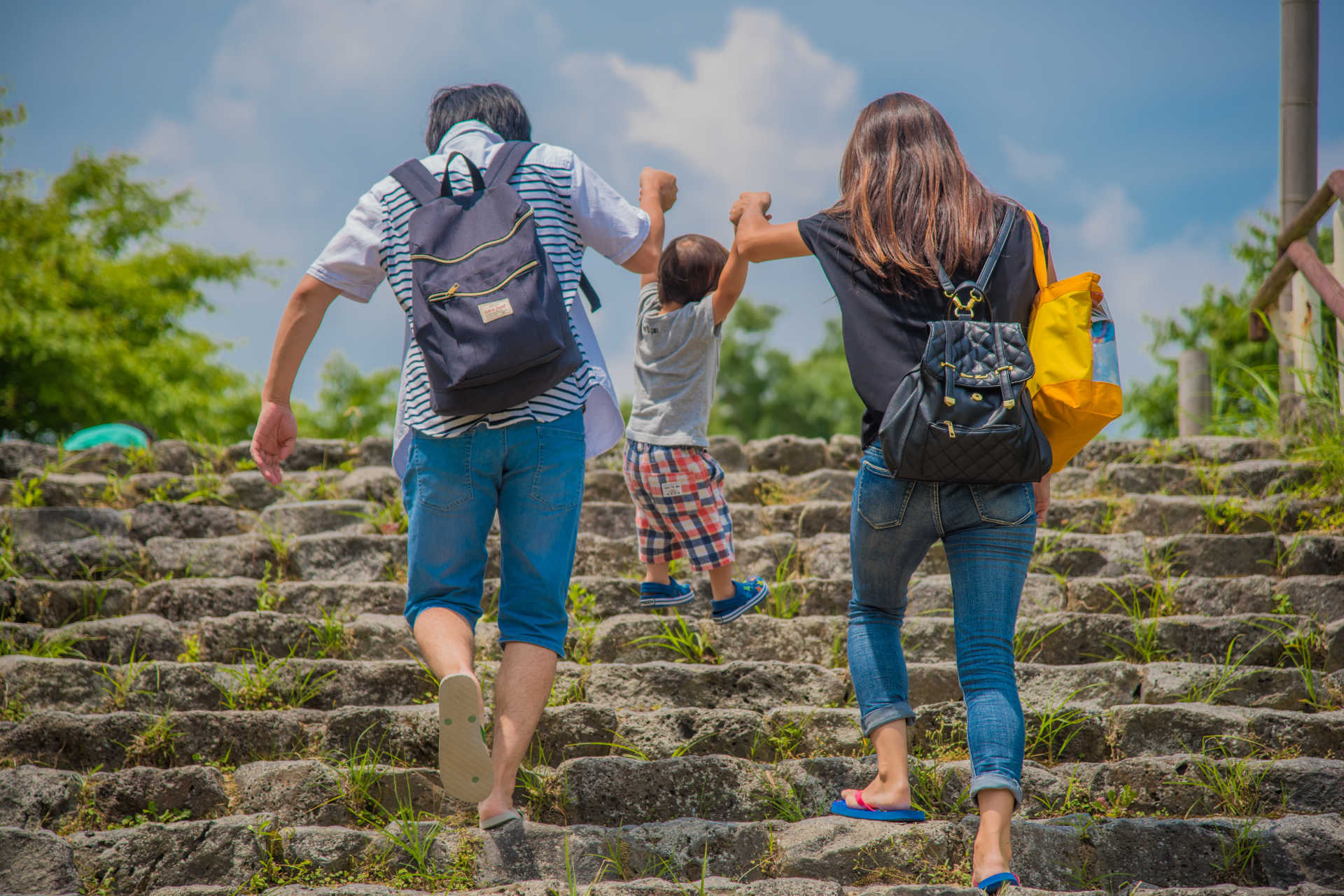 ご家庭の旅行画像